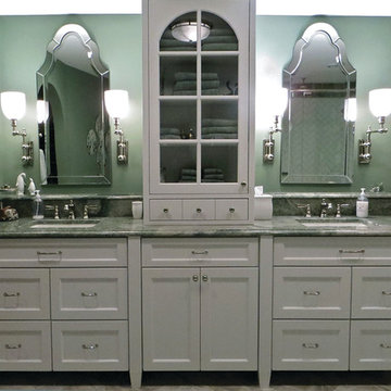 Lakes Region Elegant Master Bath with a View