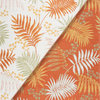 Moreno Contemporary Floral Area Rug, Orange & Cream, 5'3'' X 7'3''