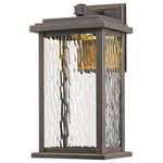 Artcraft - Artcraft Sussex Drive AC9070OB Outdoor Post Light - The "Sussex Drive" collection features a thick water glass encased by a linear cast aluminum frame, which is illuminated by a bright LED source. The LED is located in the roof of the fixture (LED is 3000K with CRI 80). Shown in oil rubbed bronze and also available in black.     Additional Product Information: Collection: Sussex Drive Item Finish: Oil Rubbed Bronze Style: Contemporary Outdoor Length (inches): 7 Width (inches): 6.5 Height (inches): 13 Extension (inches): 6.5 Number of Bulbs: 1 Bulb Type: LED Dimmable?: No Max Wattage (Watts): 9 Canopy or Backplate Size (inches): L: 5 3/4, W: 4 1/2 Suitable For Locations?: Exterior/Wet Material: Cast Aluminum Country: China