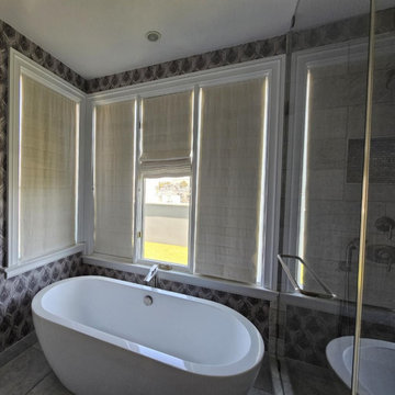 Bathroom wallpaper installation Pompano Beach, FL