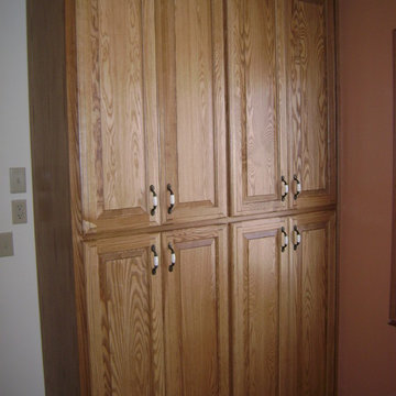 Miller Oak Laundry Cabinets