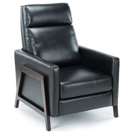 Maxton Push Back Recliner - Black