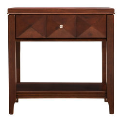 Shadow Contemporary Woodfinished Nightstand - Nightstands And Bedside Tables