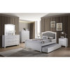 Furniture of America Lorvyn Wood 2-Piece Twin Bedroom Set in White