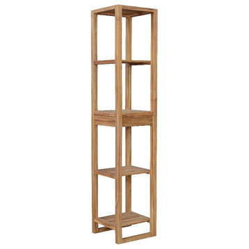 Anderson Teak SPA-1515 Spa 4-Shelves Towel Table Stand