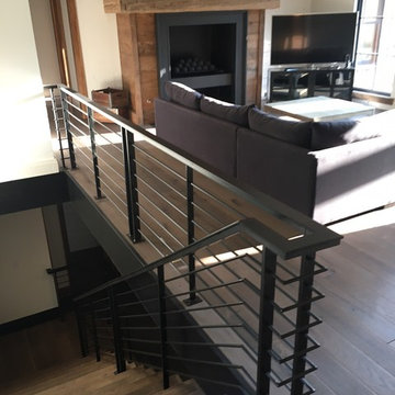 Interior Rustic Railing Job