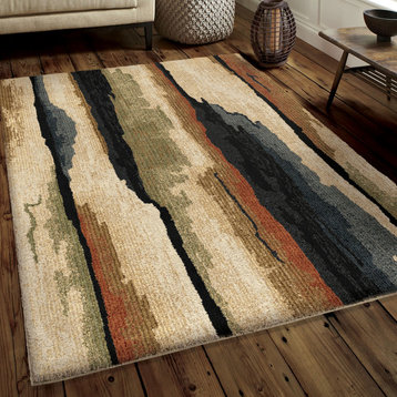 Palmetto Living by Orian Next Generation Rock Cliff Rug, Beige, 7'10"x10'10"