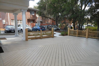 Endeck Capped Cellular PVC Decking Sorority House