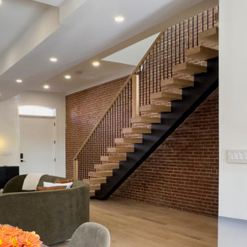 Project #145 | Modern Staircase Renovation in Victorian Townhouse