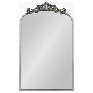 Arendahl Traditional Arch Mirror, Silver, 19x31