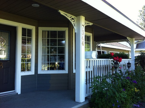 Painting soffits and porch ceiling