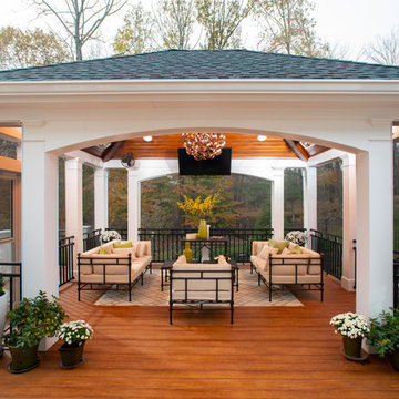 Design Builders screened porch & Zuri deck in Bowie, Prince George's County MD