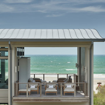Covered Oceanfront Porch on Figure Eight Island