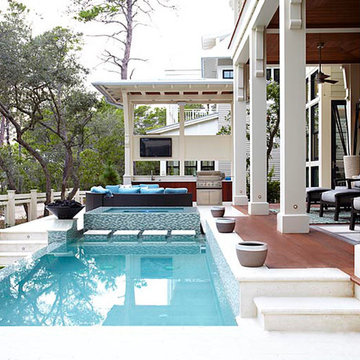 Contemporary Watercolor Home