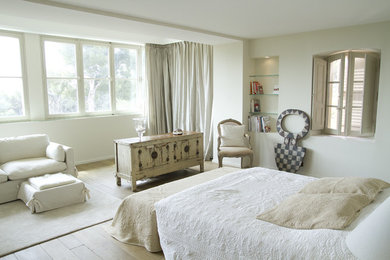 Inspiration pour une chambre traditionnelle.