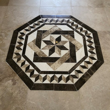 Etched Marble Medallion