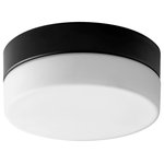 Oxygen Lighting - Zuri 7" Flush Mount, Black - Stylish and bold. Make an illuminating statement with this fixture. An ideal lighting fixture for your home.
