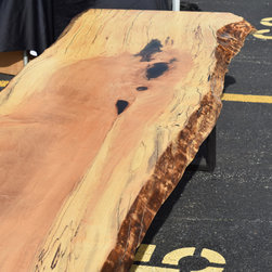 Spalted Maple Single Slab Table #88 - Dining Tables
