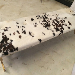 Cowhide Bench - Indoor Benches
