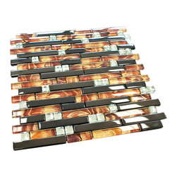 Soldier Stone Luxury Diamond Glass Mosaic Tile Collection - Home Accessories & Decor