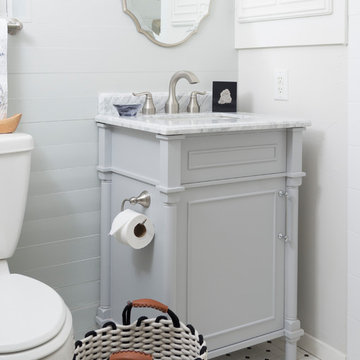 Tiny Kitchen and Bathroom