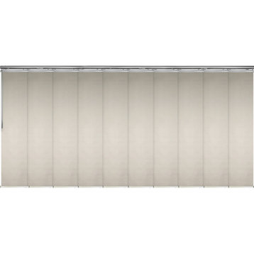 Stella 10-Panel Track Extendable Vertical Blinds 120-218"W