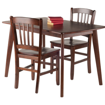 Shaye 3-Piece Set Dining Table With Slat Back Chairs