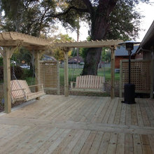 Deck swings & arbor