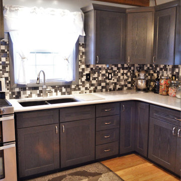 Niles, MI. BaileyTown USA Select. Rustic Grey Oak Kitchen