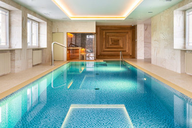 Example of a pool design in Moscow