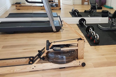 Design ideas for a home gym in Melbourne.