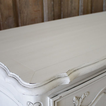 Antique Painted Louis XV Style French Provincial Style Server