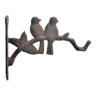 Love Birds Cast Iron Decorative Plant Hanger, 10 Deep - Contemporary -  Planter Hardware And Accessories - by TGL Direct