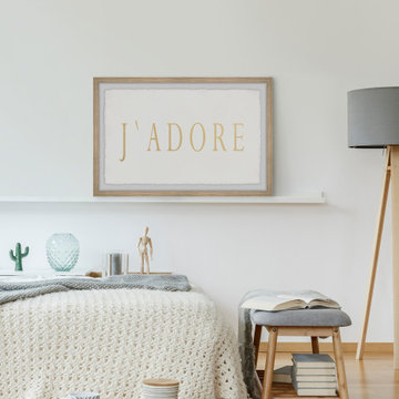 "J'Adore" Framed Painting Print