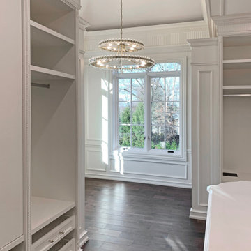 Elegant White Closet in Saddle River, NJ.