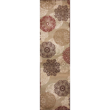 Heritage 9353 Sand Traditions Rug, 2'2"x7'11" Runner