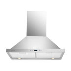 Cavaliere Wall Mounted Stainless St Kitchen Range Hood, 30"