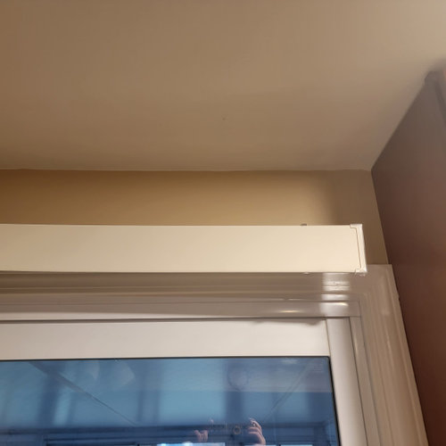 How to hang curtain rod that hits