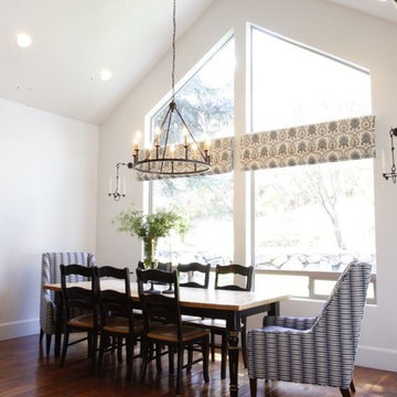 European Splendor, kitchen, sining room, accent chairs, chandelier