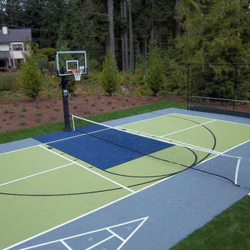 Backyard Multi-Purpose Game Court