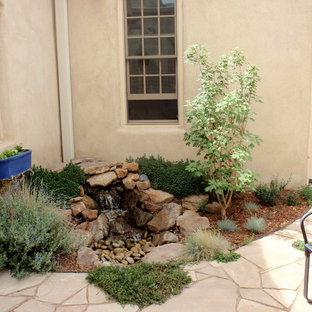 Eklektischer Garten in Albuquerque