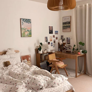 Wooden Pumpkin Pendant Lamp Project | Bedroom | Italy