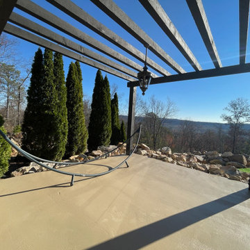 Luxury Front Entry Home Pergola In Highland Lakes