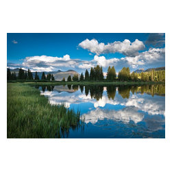 Douglas Page Photographic Arts - Rocky Mountain High, Canvas Giclee, 18"x12" - Prints And Posters