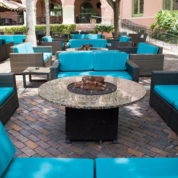 Custom Sunbrella waterproof cushions refresh St. Petersburg resort