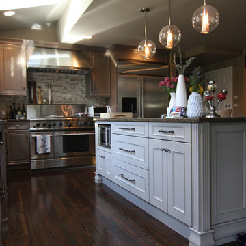 Short Hills, NJ Faux Painting Kitchen Cabinet Renovation