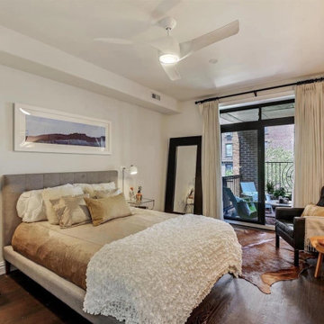 Roasted Red Oak Plank Flooring, Primary Bedroom