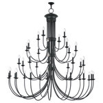 Livex Lighting - Livex Lighting Estate Bronze Light Grand Foyer Chandelier - This elegant yet classical chandelier is impeccably designed and crafted. Perfectly suitable for any room with a high ceiling with traditional or transitional interiors.