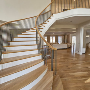 Project #116 | Elegant Curved Staircase