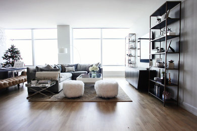 Living room - modern living room idea in Los Angeles